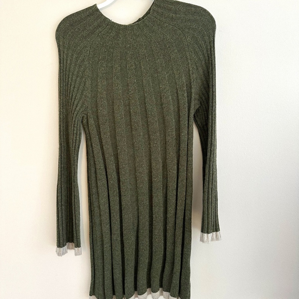 Anthropologie Arsenau Bell Sleeve Sweater Dress